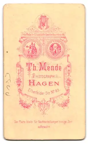 Fotografie Th Mende, Hagen, Elberfelder Str. 82, Bürgerliches Paar in hübscher Kleidung