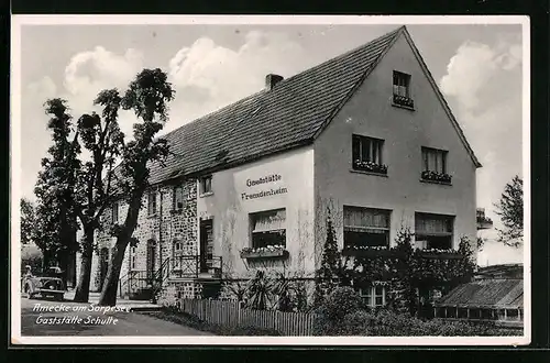 AK Amecke am Sorpesee, Gaststätte Schulte mit Strassenpartie