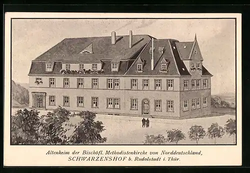 AK Schwarzenshof, Altenheim der Bischöfl. Methodistenkirche von Norddeutschland