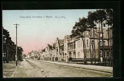 AK Arendsee i. M., Strassenpartie Bühlow-Weg