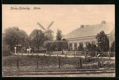 AK Sörup-Schauby, Grosses Haus und Windmühle