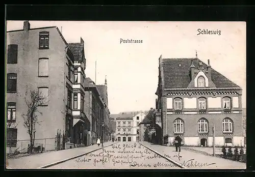 AK Schleswig, Partie in der Poststrasse