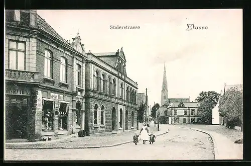 AK Marne, Partie in der Süderstrasse