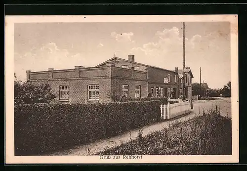 AK Rehhorst, Gasthaus zur Post, Bes.: Friedr. Vagt