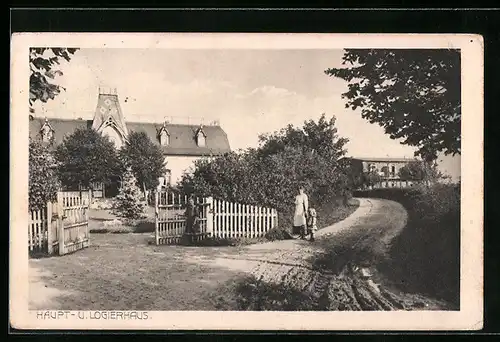 AK Weidefeld a. d. Ostsee, Haupt- u. Logierhaus