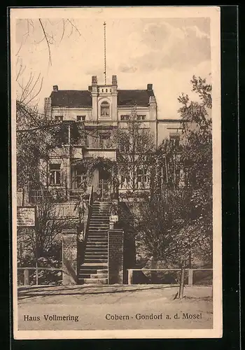 AK Cobern-Gondorf a. d. Mosel, Hotel Haus Vollmering