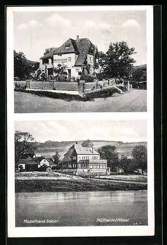 AK Mülheim /Mosel, Hotel Moselhaus Selzer