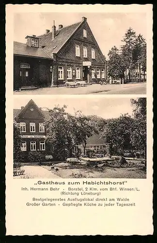 AK Borstel, Gasthaus zum Habichtshorst