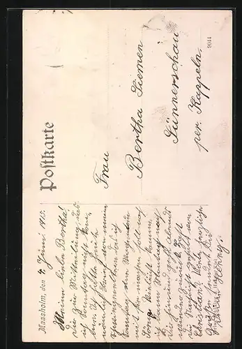 AK Maasholm, Strassenansicht und Fischer