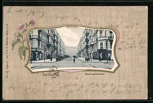 AK Berlin-Charlottenburg, Ansicht Marburgerstrasse