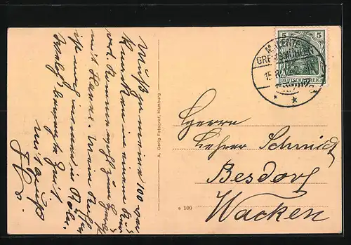 AK Malente-Gremsmühlen, Gasthaus zum Prinzenholz