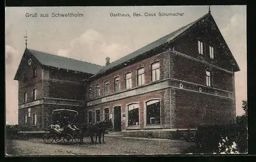 AK Schweltholm, Gasthaus Bes. Claus Schumacher