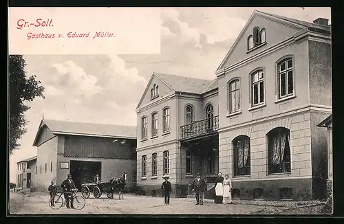 AK Gr.-Solt, Gasthaus von Eduard Müller