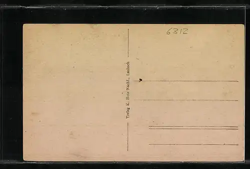 AK Laubach, H., vor dem Schloss Solms Laubach