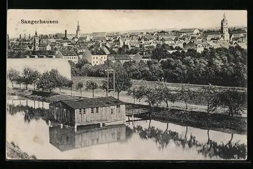 AK Sangerhausen, Blick auf die gesamte Stadt