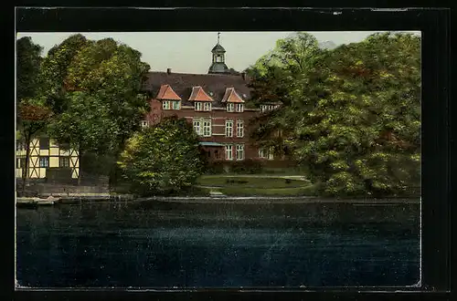 AK Reinbek, vor dem Hotel Schloss Reinbek