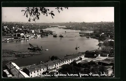 AK Istanbul, Generalansicht mit Blick über den Bosporus