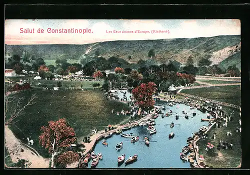 AK Constantinople, Les Eaux douces d`Europe, Kisthane