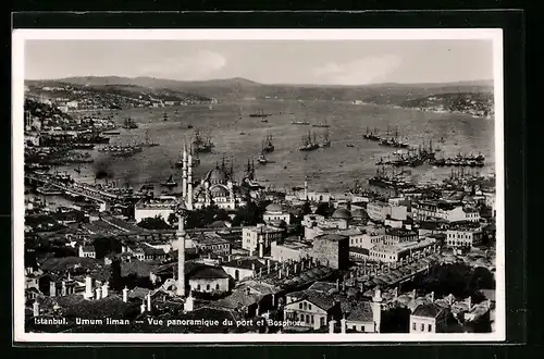 AK Istanbul, Umum Liman, Vue panoramique du port et Bosphore