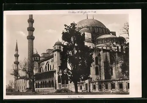AK Konstantinopel, vor der Suleiman Moschee
