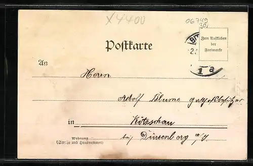 AK Bitterfeld, Markttreiben vor dem Rathaus