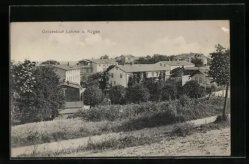 AK Lohme auf Rügen, Villen an der Ostsee