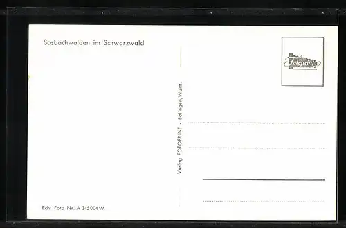 AK Sasbachwalden im Schwarzwald, Wohnhäuser im Fachwerkstil