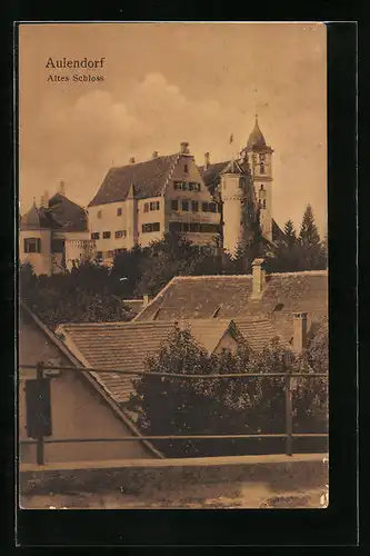 AK Aulendorf, Blick auf das alte Schloss