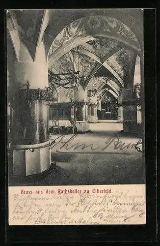 AK Elberfeld, Blick in den Rathskeller