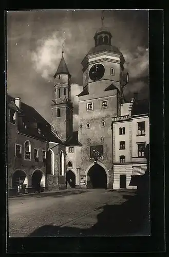 AK Vilsbiburg, vor dem Oberen Tor