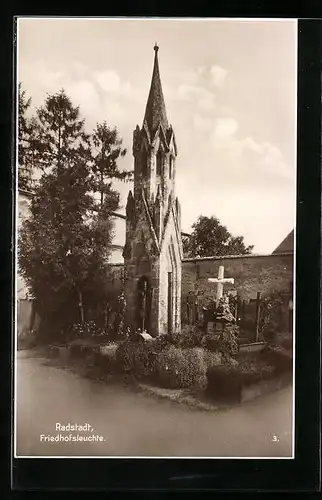 AK Radstadt, an der Friedhofsleuchte