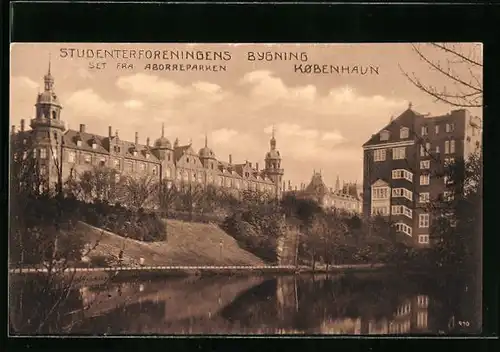 AK Kobenhavn, Studentenforeningens Byging set fra Aborreparken