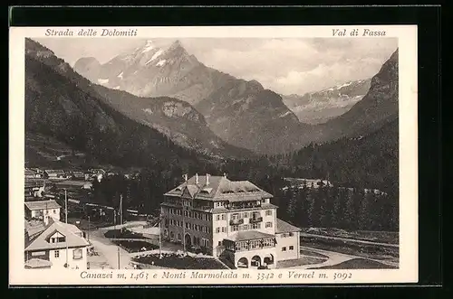 AK Canazei, Panorama e Monti Marmolada