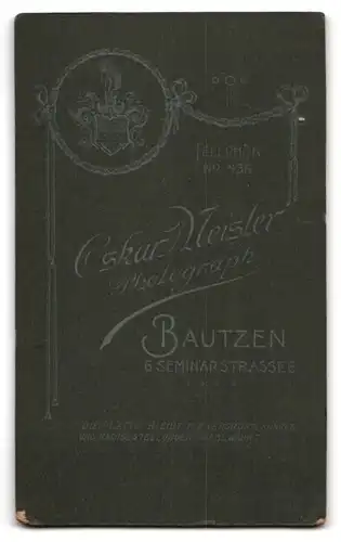 Fotografie G. Meister, Bautzen, Seminarstr. 6, Portrait stolze Mutter mit süssem Kind im Kleidchen