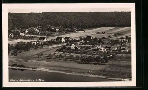 AK Diesbar-Nieschütz a. d. Elbe, Ortspartie