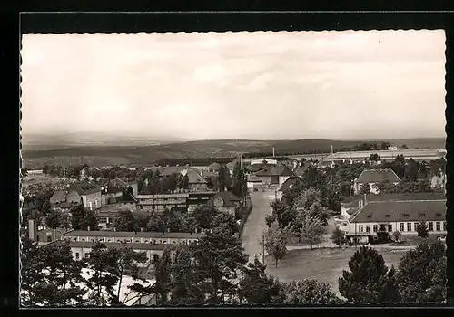 AK Hammelburg, Panorama des Lagers aus der Vogelschau