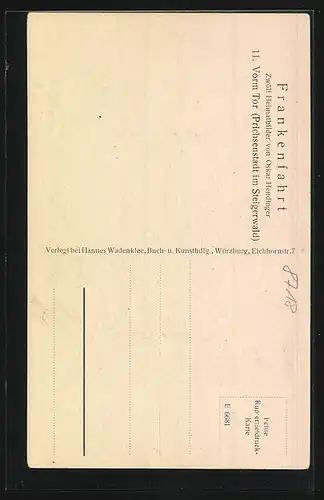 AK Prichsenstadt / Steigerwald, vorm Tor