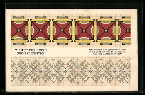 AK Stick-Muster für Kreuz- und Strichstich