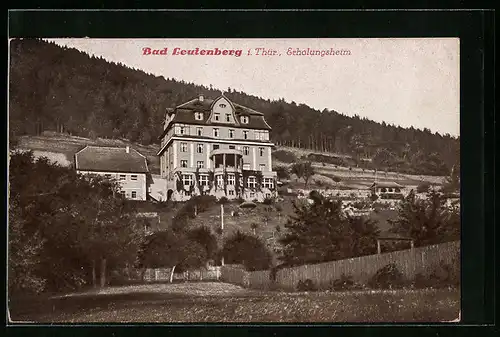 AK Bad Leutenberg i. Thür., Blick auf das Erholungsheim