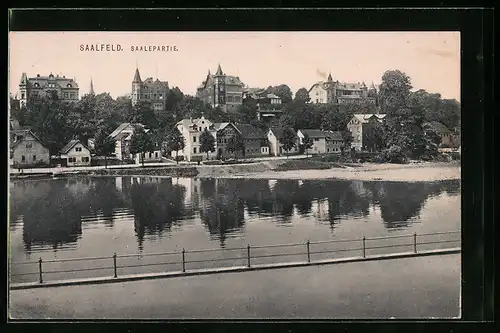 AK Saalfeld / Saale, Totalansicht