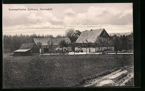 AK Hermsdorf / Erzgeb., Gasthaus Zollhaus