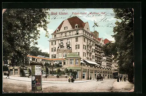 AK Bad Elster, Palast-Hotel Wettiner Hof