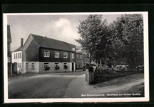 AK Bad Klosterlausnitz, Gasthaus zur Guten Quelle