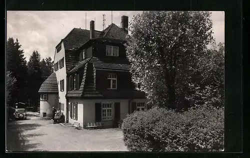 AK Bärenfels / Osterzgebirge, Handwerkerheim Spitzberg-Baude