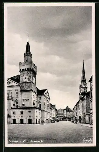 AK Löbau, am Altmarkt
