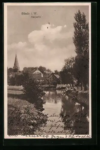 AK Bünde i. W., Partie an der Else