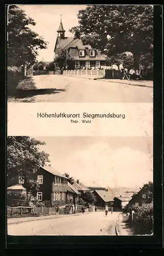 AK Siegmundsburg / Thür. Wald, Gebäudeansichten