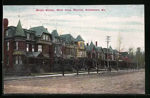 AK Pottstown, PA, Heigh Street, West from Warren