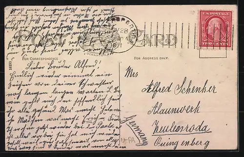 AK Coudersport, PA, Corner Fourth and Main Streets