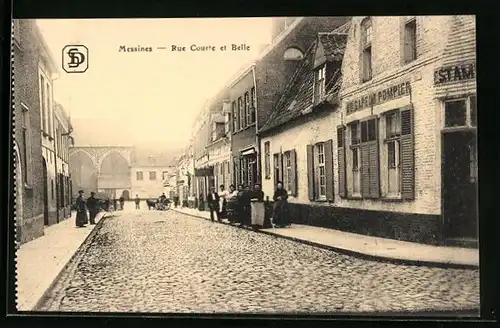 AK Messines, Rue Courte et Belle